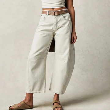 High-Waist Comfort Denim Jeans